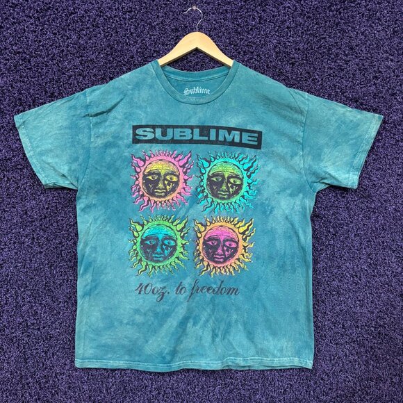 Sublime 40oz to Freedom Album Pop Art Rock Band T-Shirt XL - Picture 1 of 4